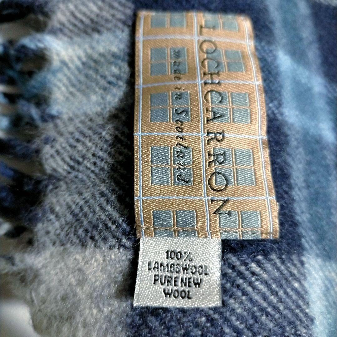 激レア ロキャロン ラムウールマフラー タータンチェック スコットランド製