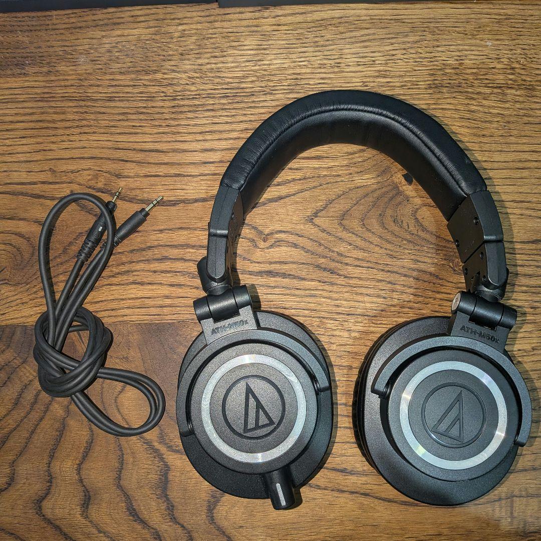 audio-technica ATH-M50x 有線ヘッドホン 付属品完備