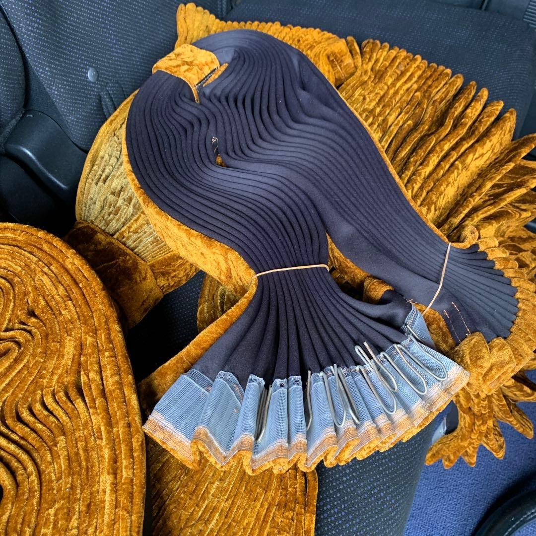 チンチラ ゴールド 仮眠カーテン セット