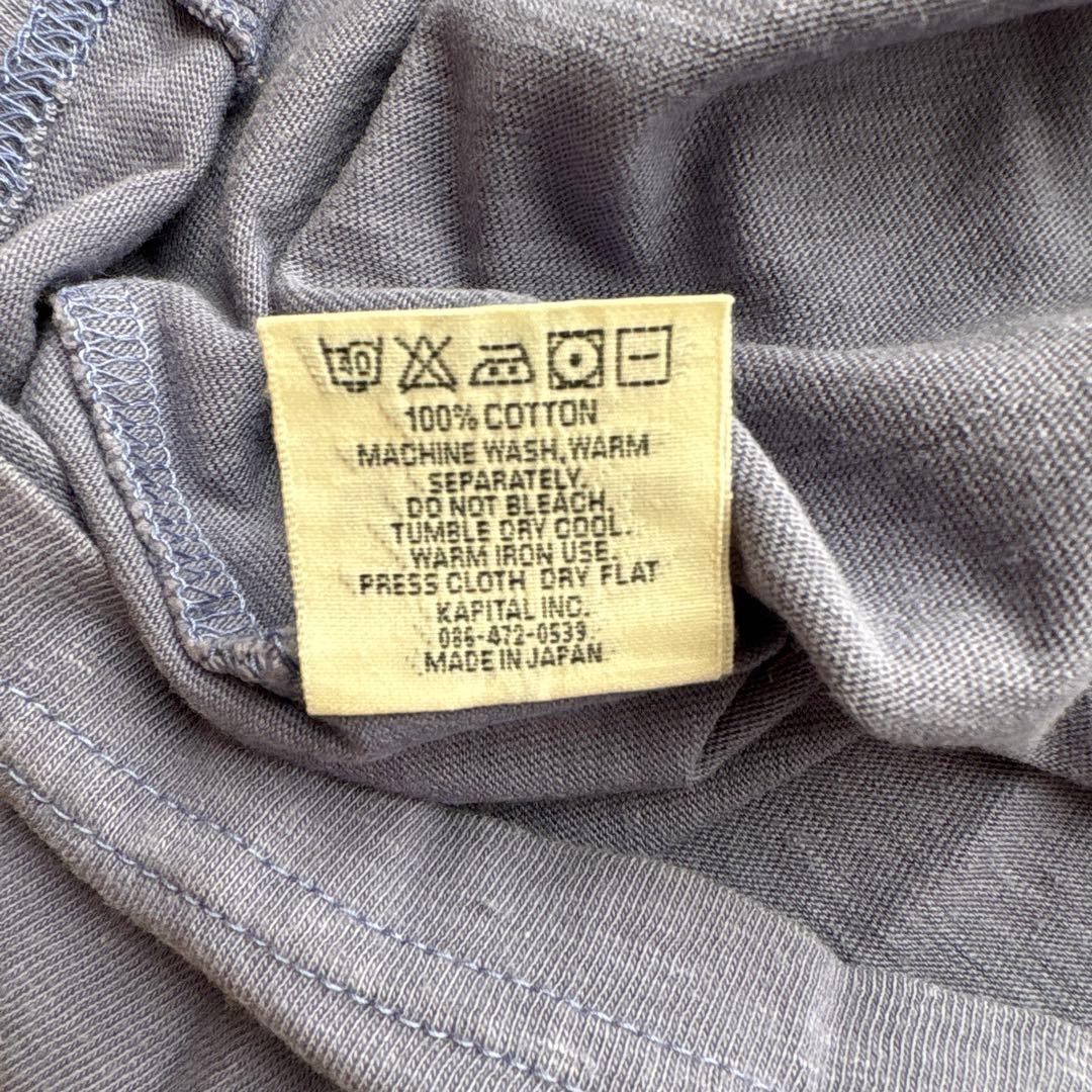 KAPITAL キャピタル　パッチワーク　ラグランシャツ