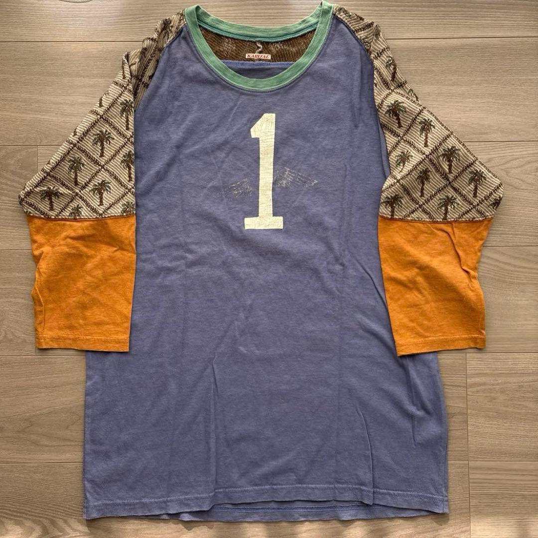 KAPITAL キャピタル　パッチワーク　ラグランシャツ