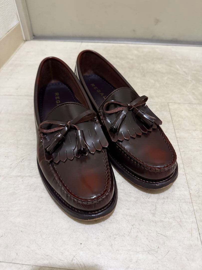 REGAL タッセルローファー　ブラウン