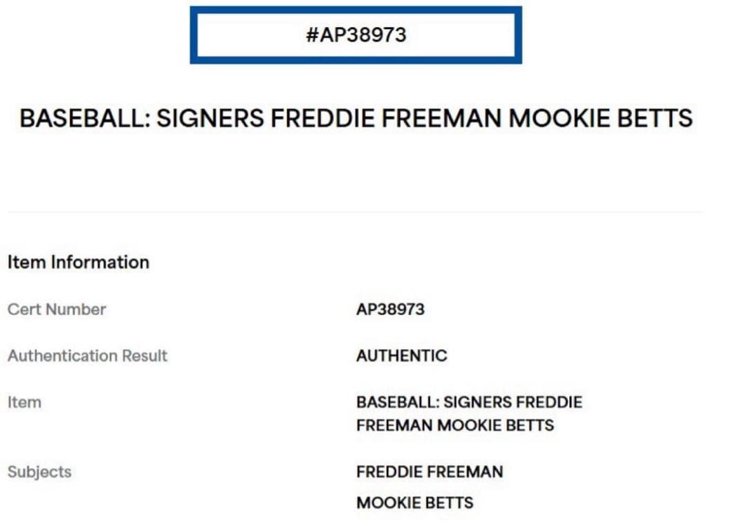 ムーキー・ベッツ＆フレディ・フリーマン LA公式球 W直筆サインボール/大谷翔平