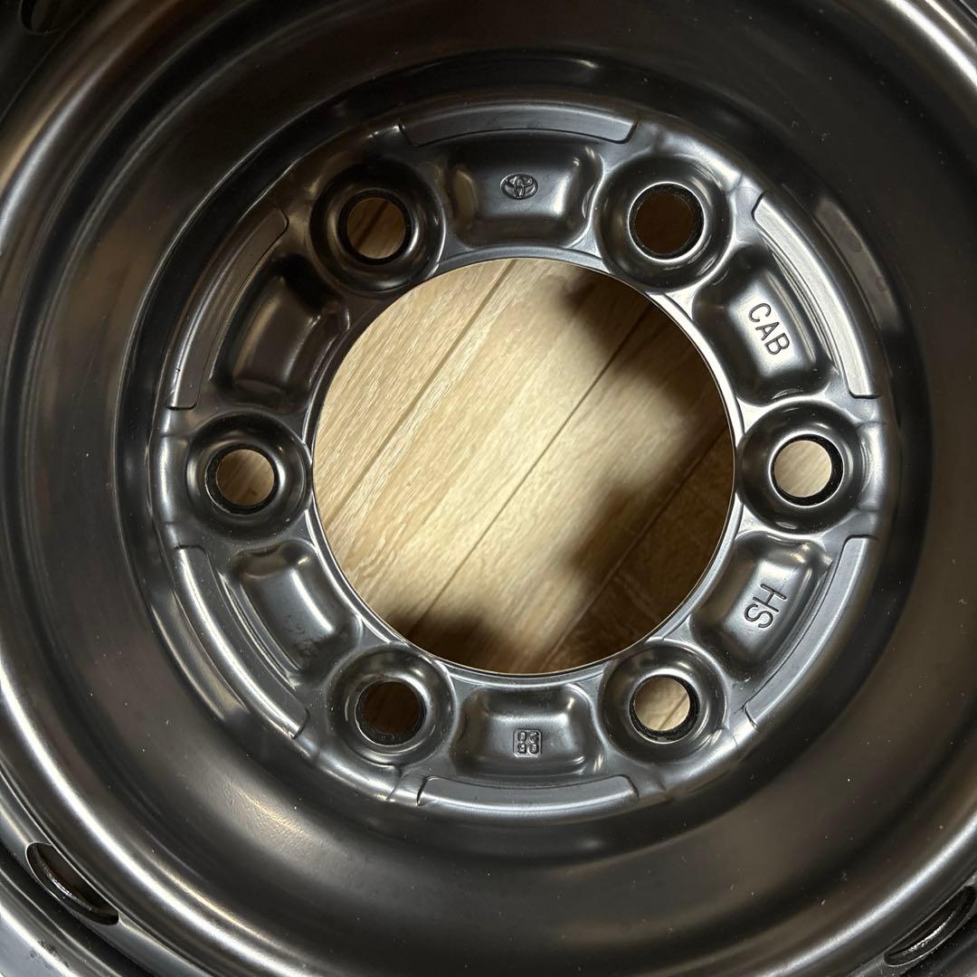 送料無料 鉄チン ハイエース 新車外し15インチ ホイール