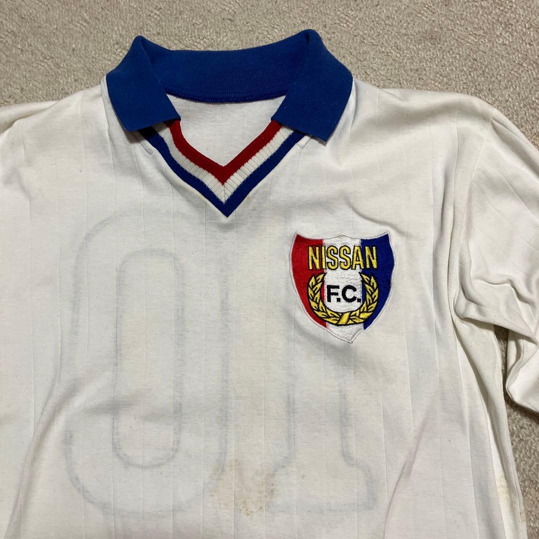 日本リーグ時代　日産自動車公式戦 アウェイユニホーム　木村和司使用品 　超レア品