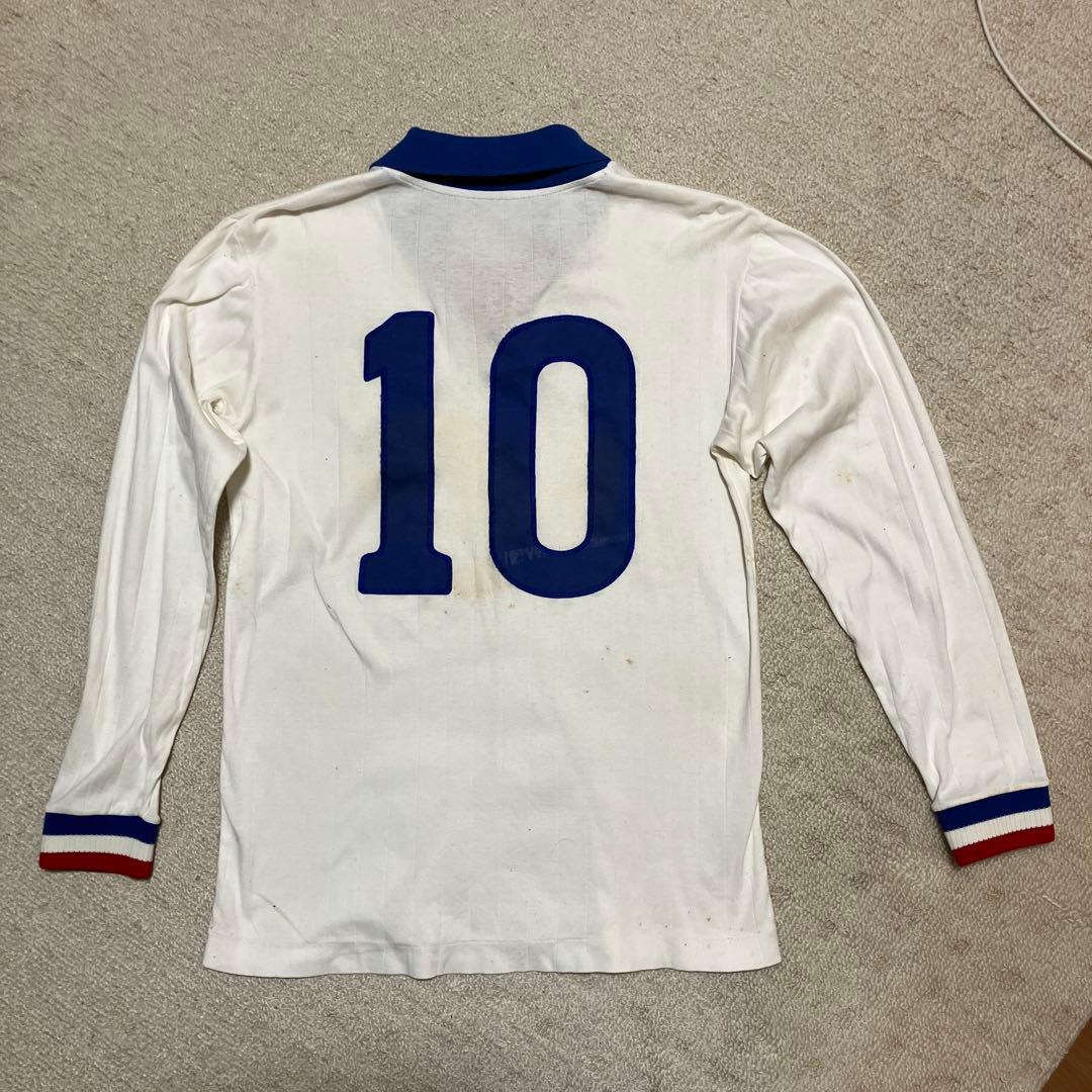 日本リーグ時代　日産自動車公式戦 アウェイユニホーム　木村和司使用品 　超レア品