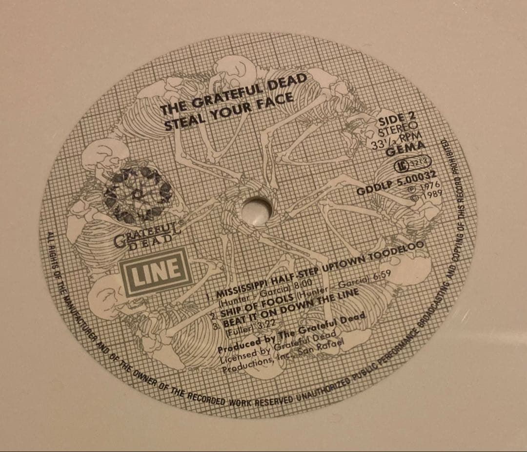 ■高音質ドイツホワイトヴァイナル盤■GRATEFUL DEAD / グレイトフル
