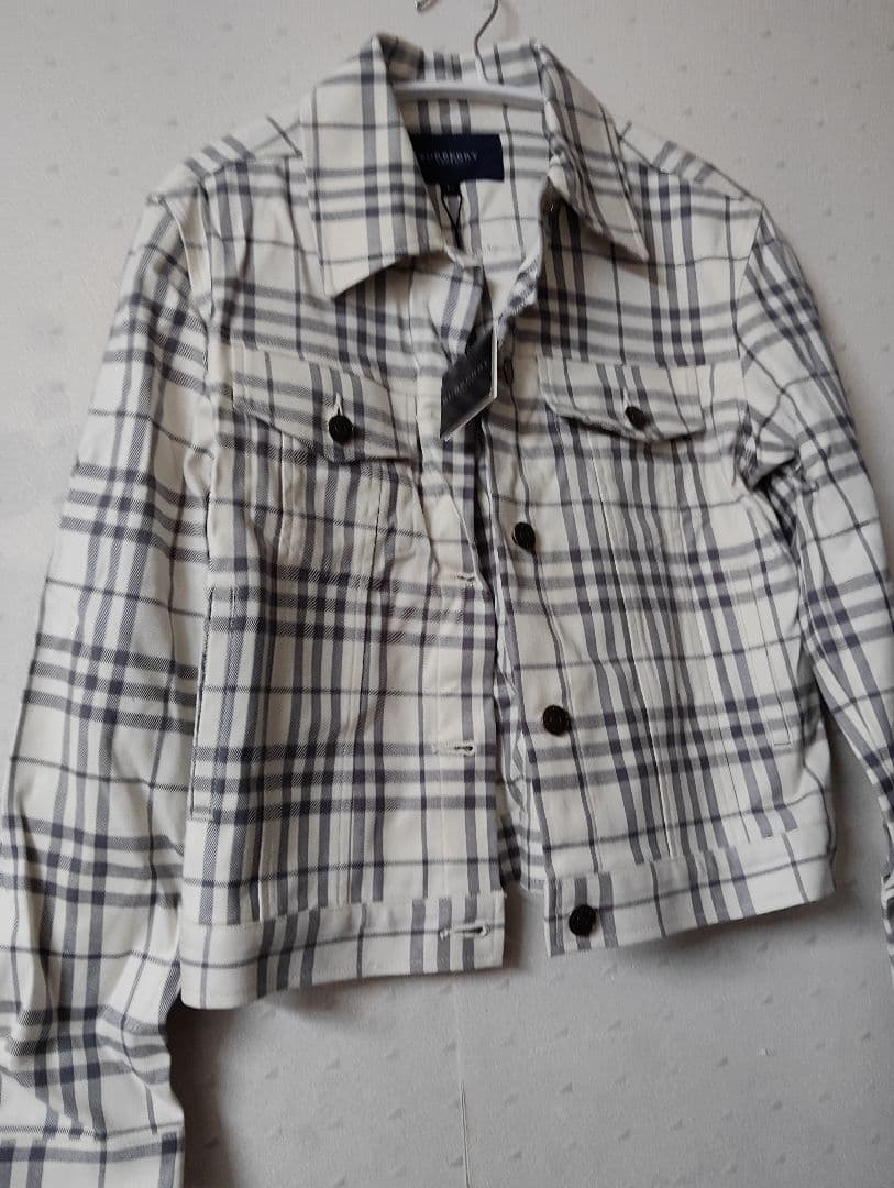 BURBERRY チェック柄ジャケット Lサイズ 新品タグ付き