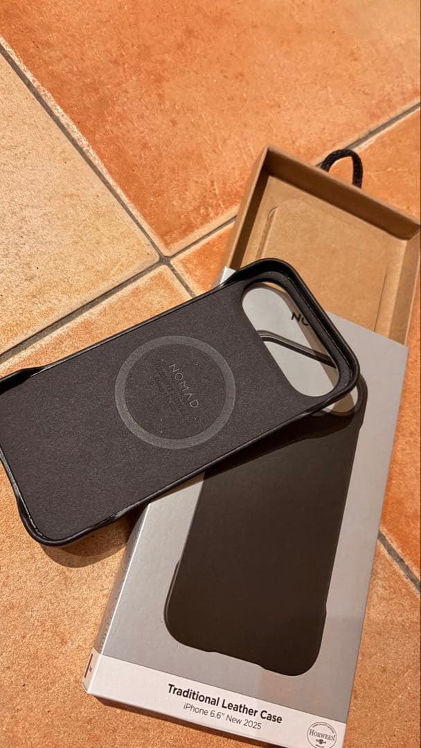 NOMAD ノマドLeather Case iPhone Air ブラック