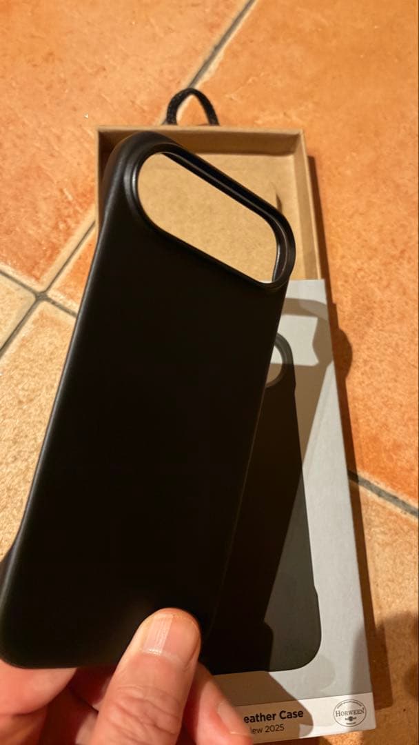 NOMAD ノマドLeather Case iPhone Air ブラック