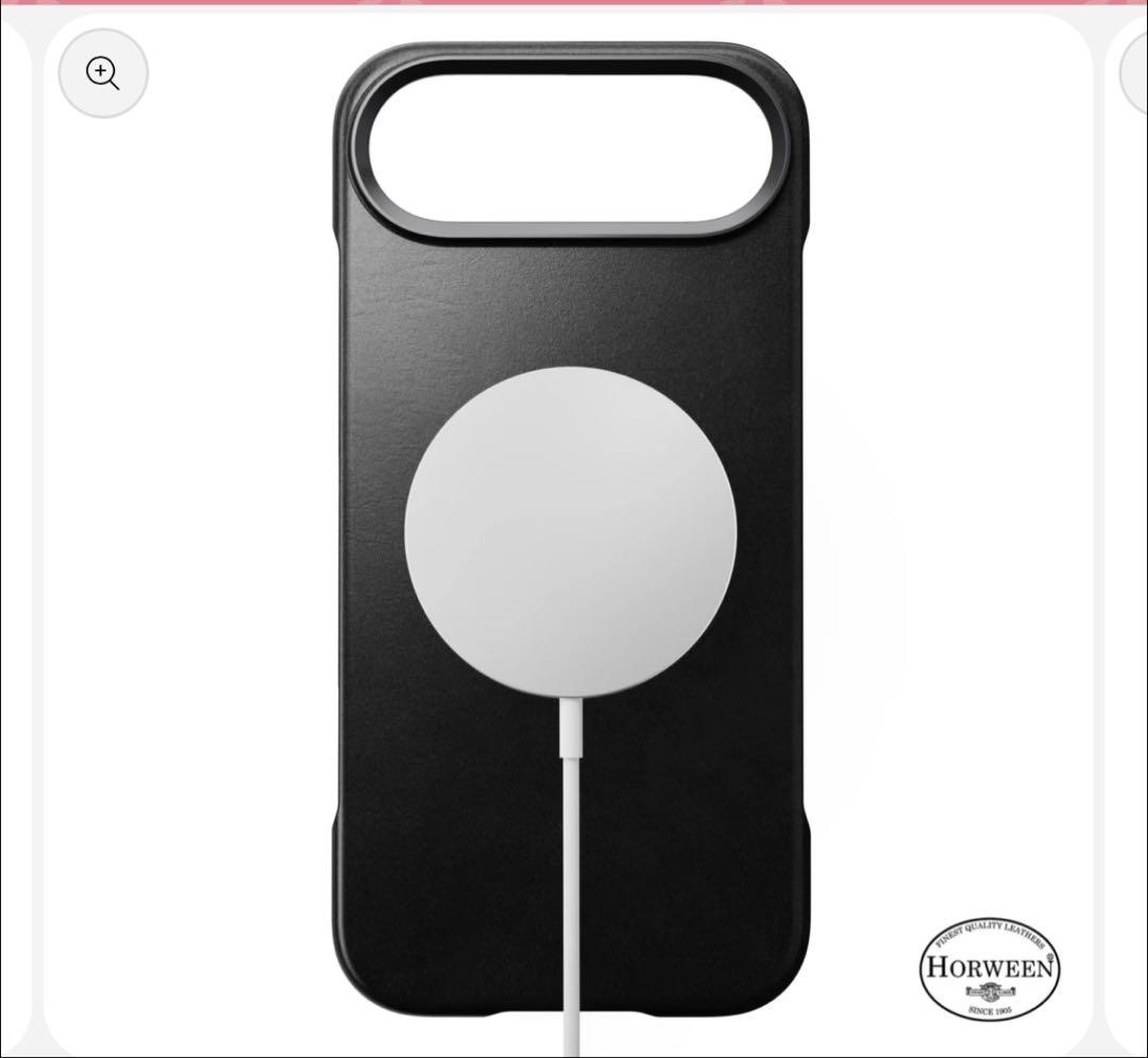 NOMAD ノマドLeather Case iPhone Air ブラック