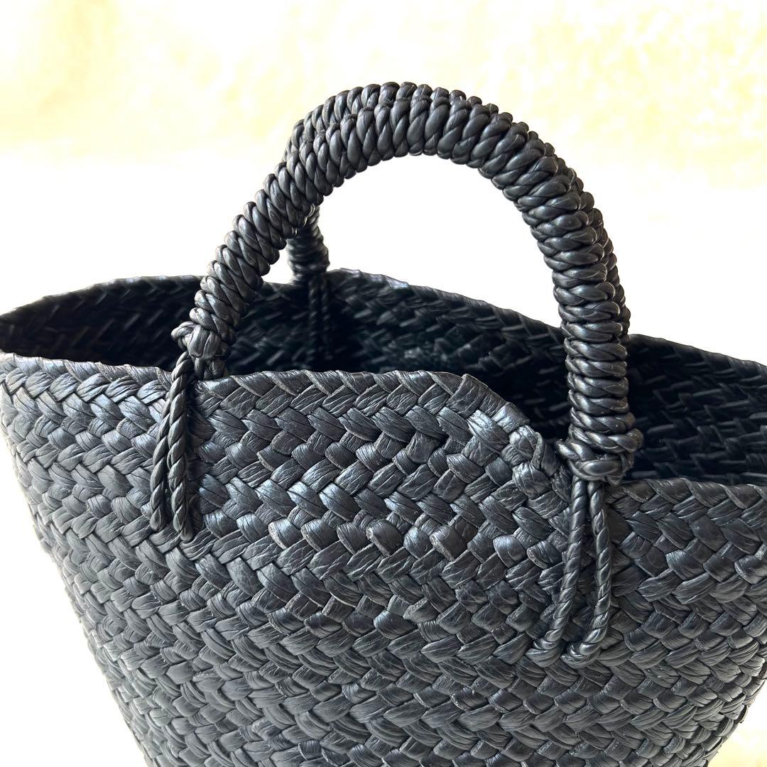 【新品】Aeta アエタ　レザーバスケット バッグ　鞄　S 黒　希少