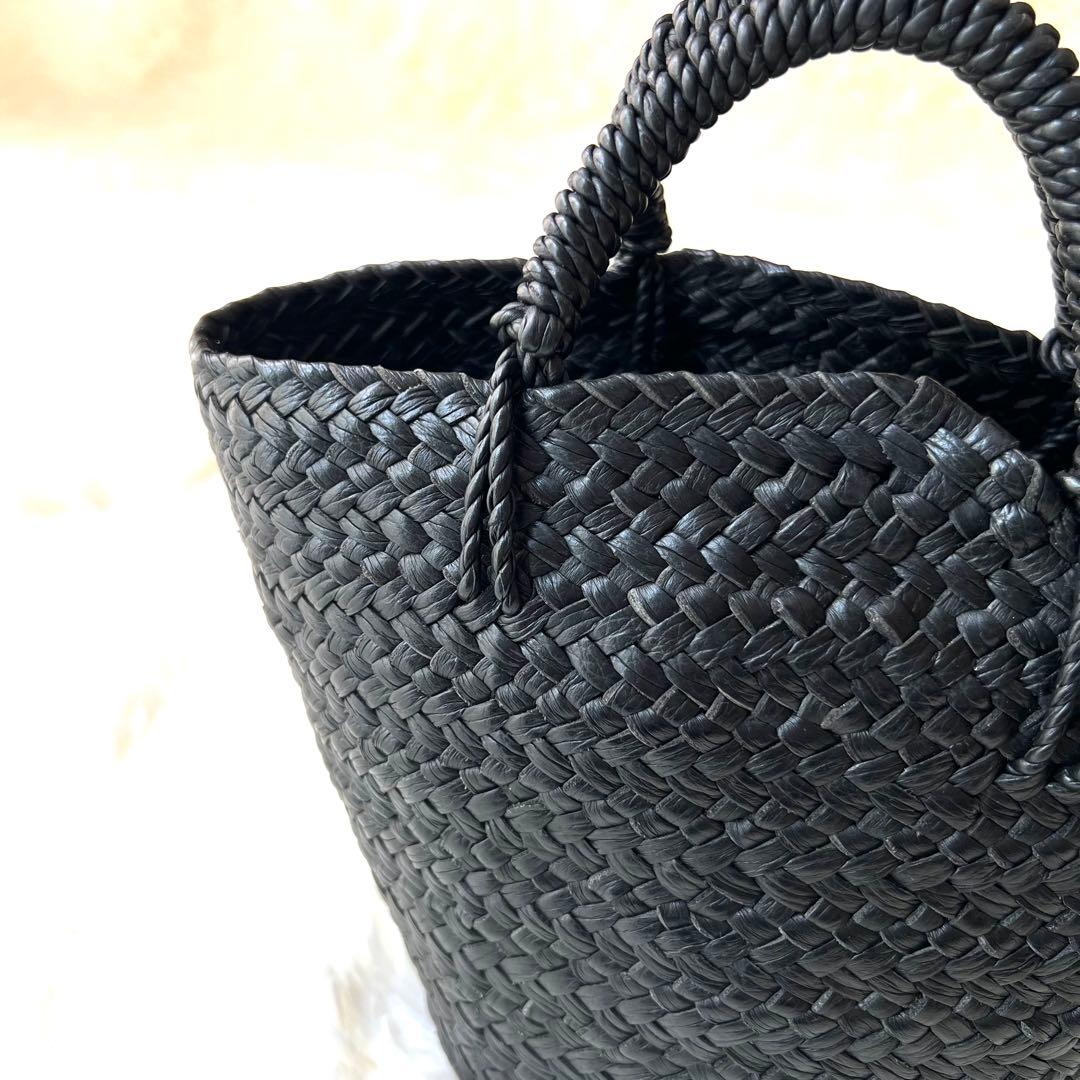 【新品】Aeta アエタ　レザーバスケット バッグ　鞄　S 黒　希少