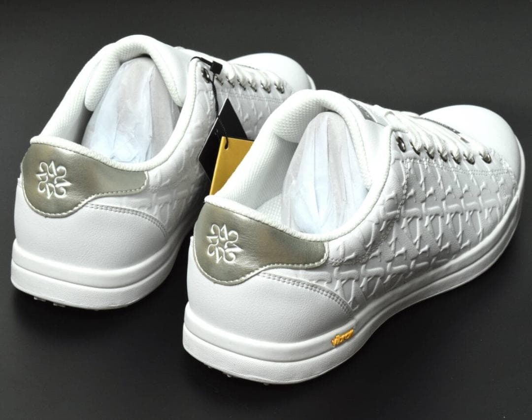 未使用3.7万 セントアンドリュース スパイクレスシューズ 25.5〜26 白