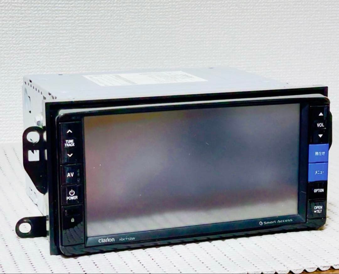 クラリオン NX712W 7'ワイドナビ BT/TV/DVD バックカメラ対応