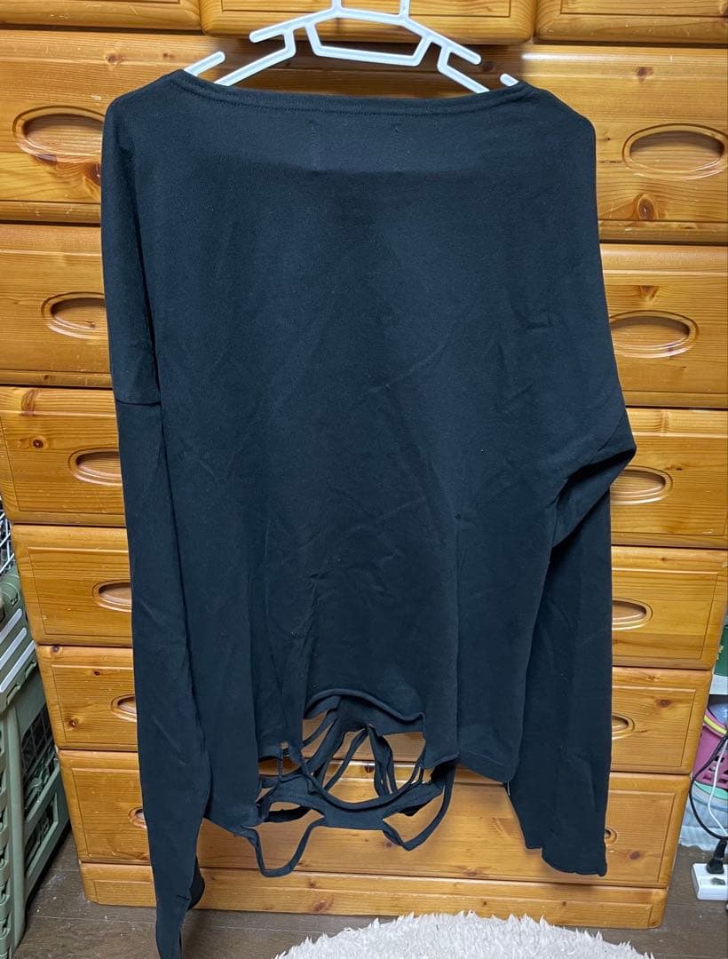 GRANCY ロンT ブラックS