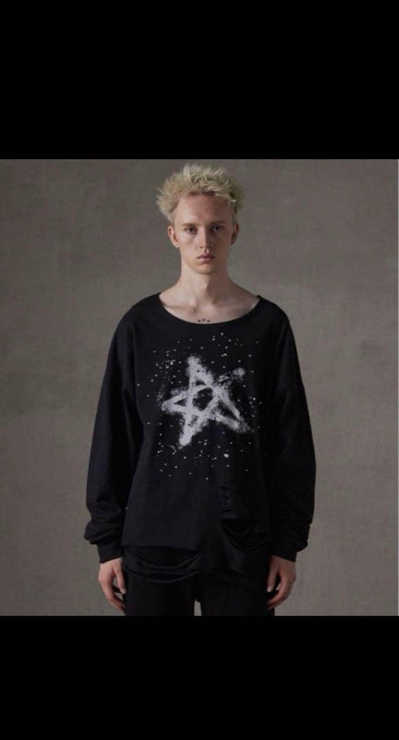 GRANCY ロンT ブラックS