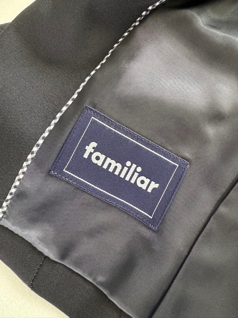 familiar ファミリア スーツ　お受験　入学式　110㎝　濃紺　ネイビー