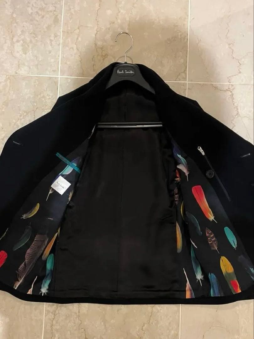 Paul Smith ウール ピーコート 黒