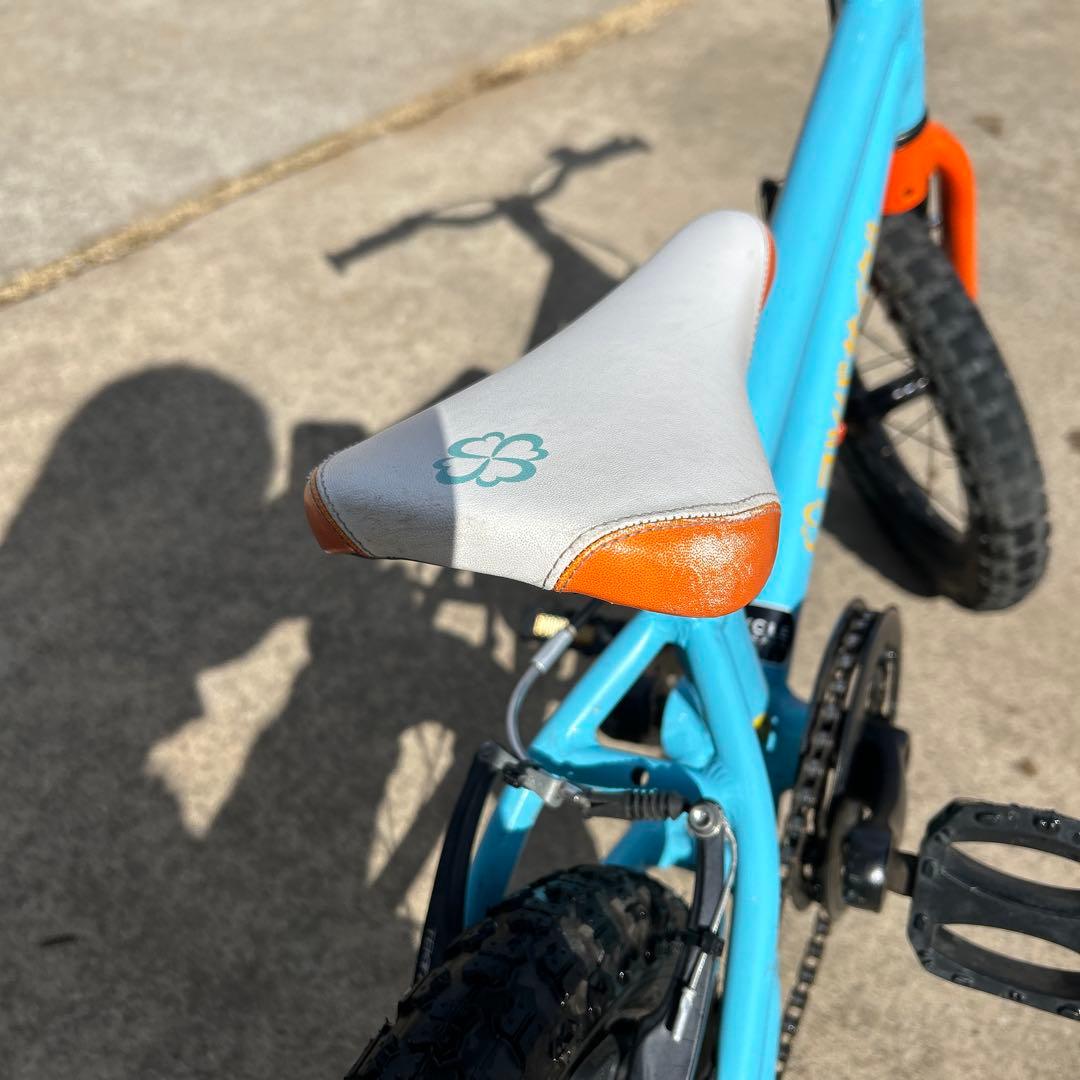 手渡し希望　千葉　ヨツバサイクル　14インチ　ラムネブルー