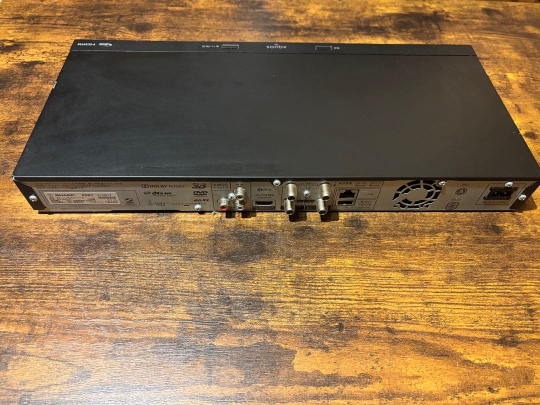 SHARPシャープ AQUOSブルーレイ BD-NW510 ブルーレイレコーダー