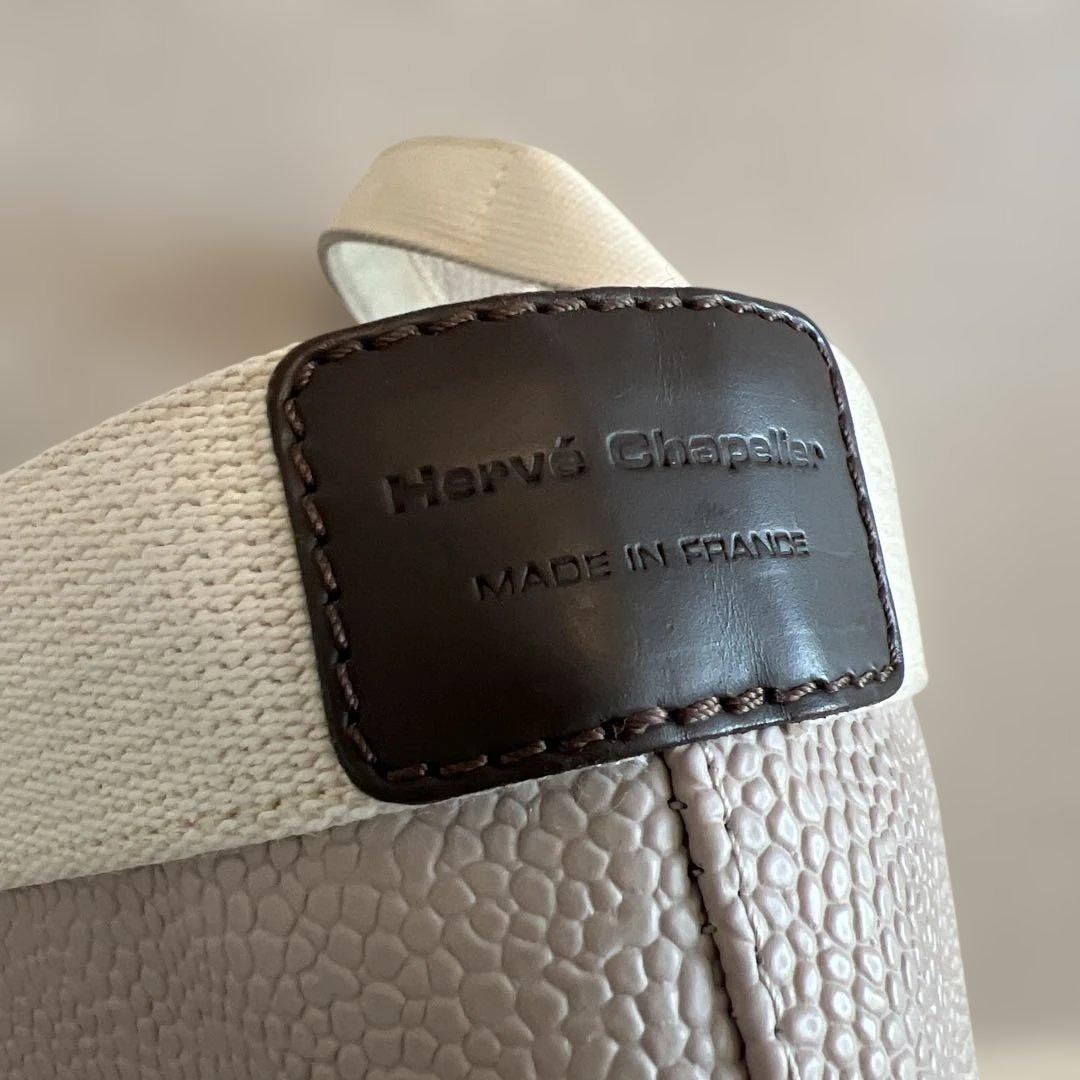 エルベシャプリエ　レザー 704GP スクエア　M　ハンドバッグ　トートバック