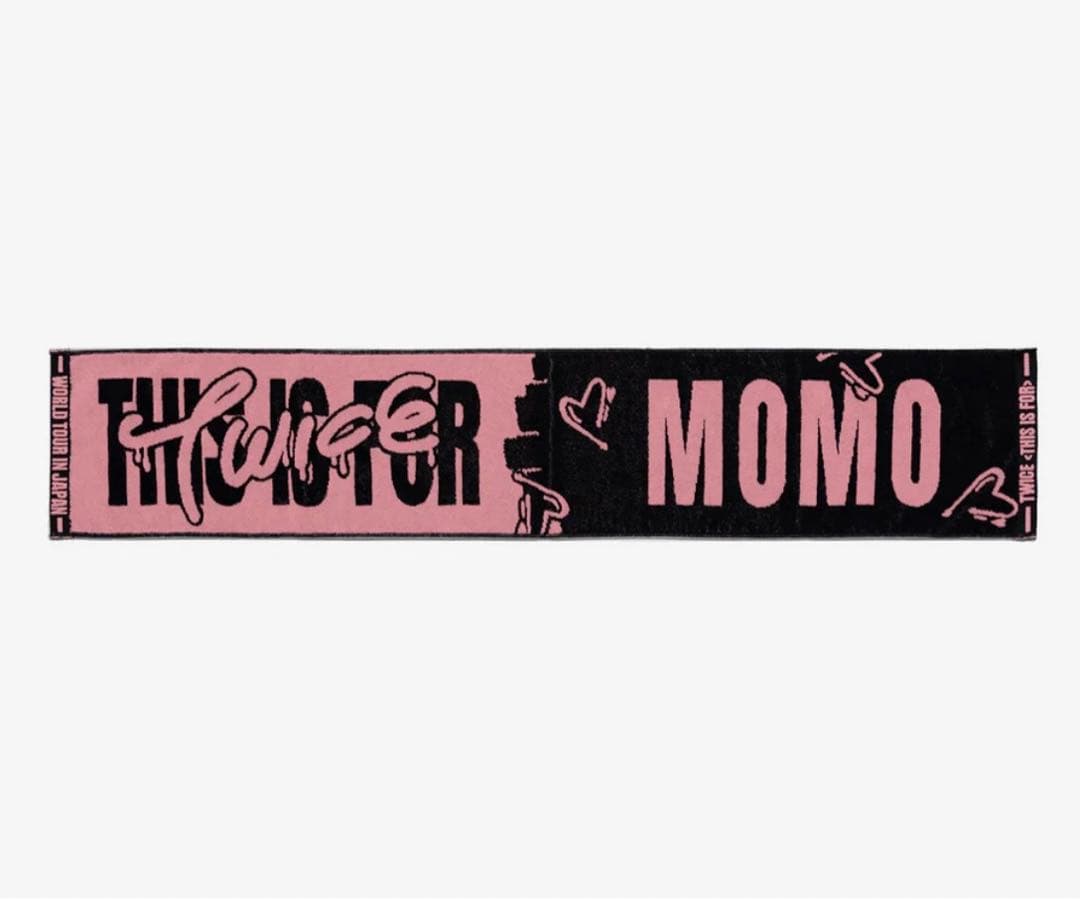 【新品未開封】TWICE THISISFOR マフラータオル モモ モブリー