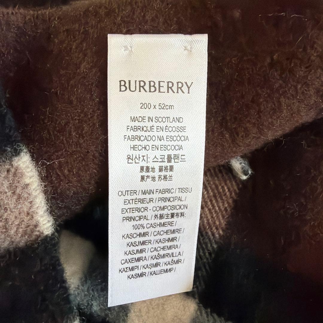 burberry カシミアマフラー　新品