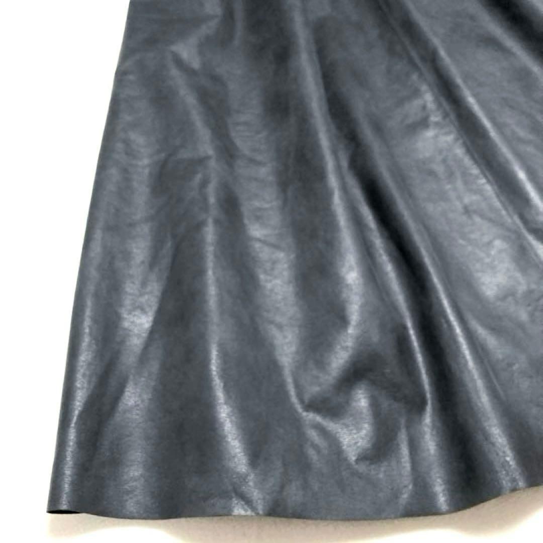 ★田中野夫★サポートサーフェス　エコレザー　切替　ロングワンピース　配色