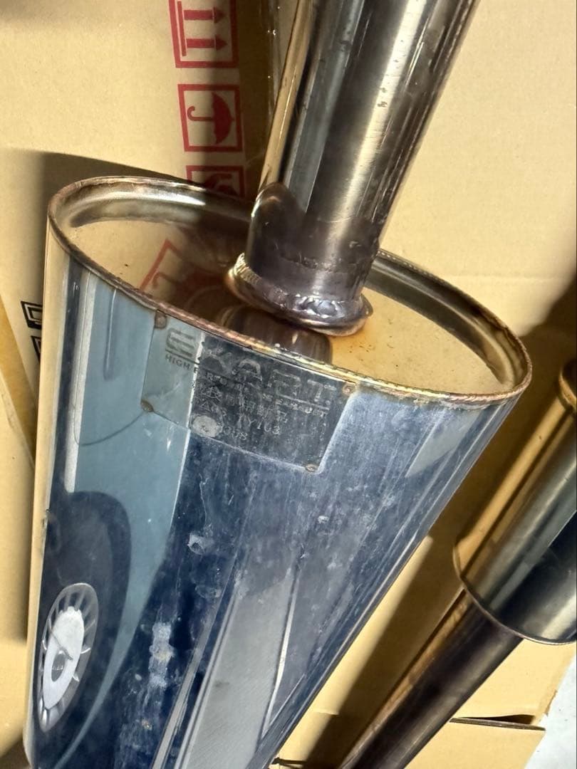 KKK　エクスアート　中間マフラー　アルファード　30 ステンレス