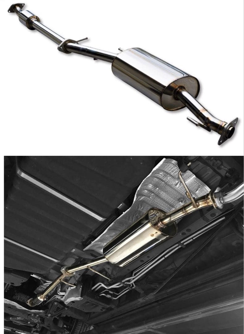 KKK　エクスアート　中間マフラー　アルファード　30 ステンレス