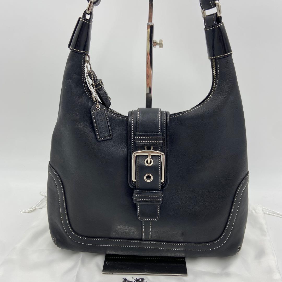 バッグ COACH SOHO leather oneshoulder bag y2k