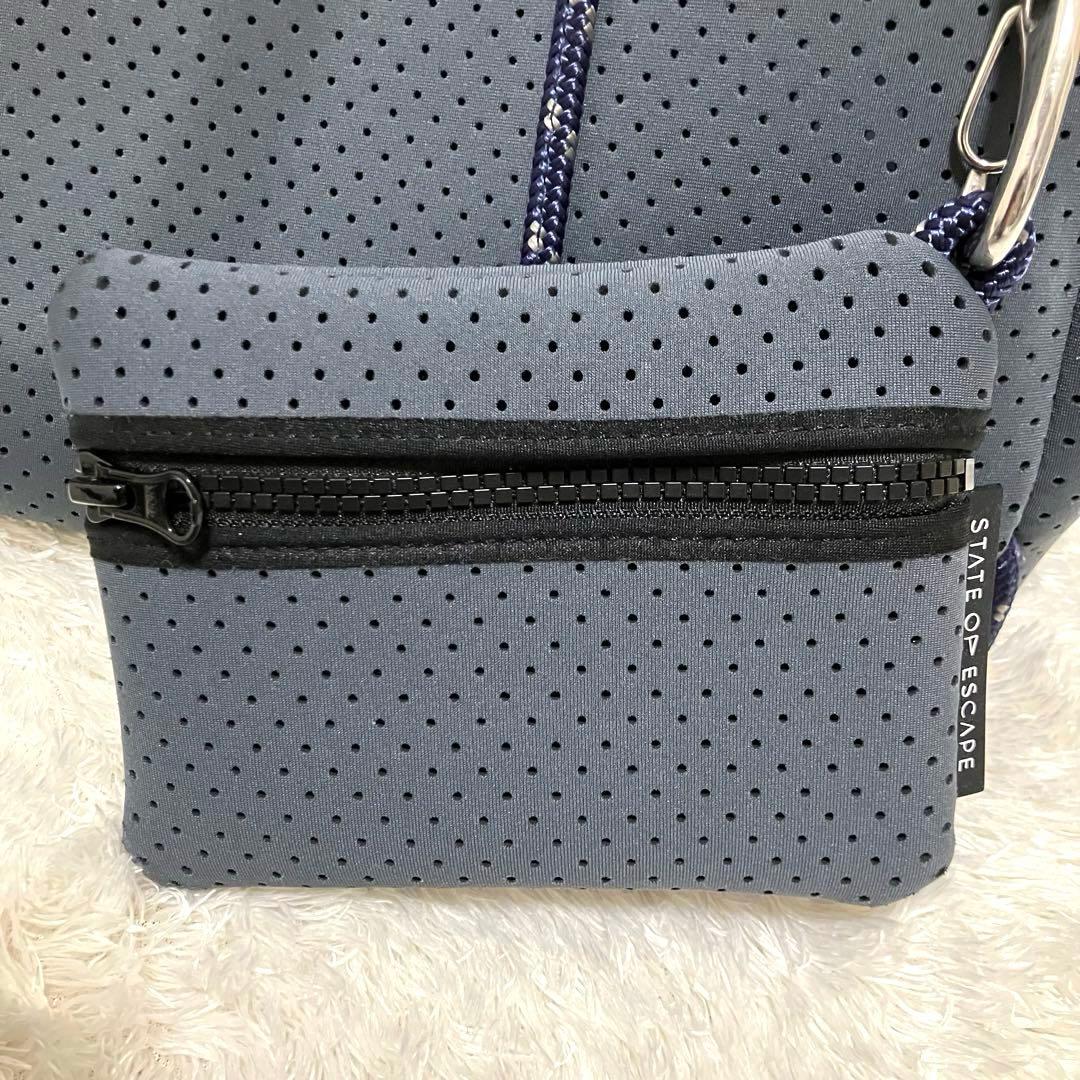 美品✨ ステイトオブエスケープ　ピューター　エスケープトート　大容量