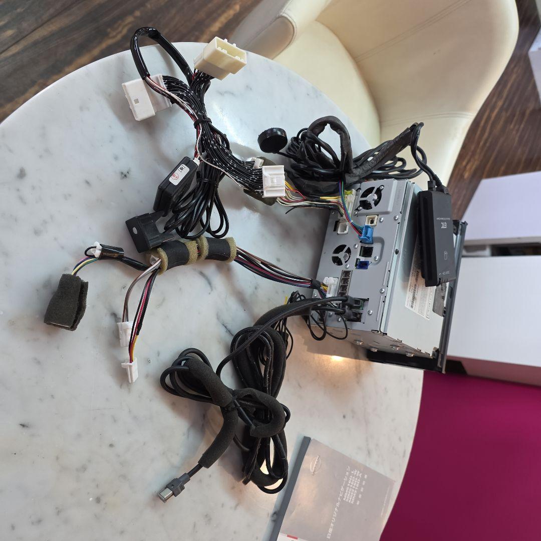 日産純正ナビMM316D-W+純正ETCユニット