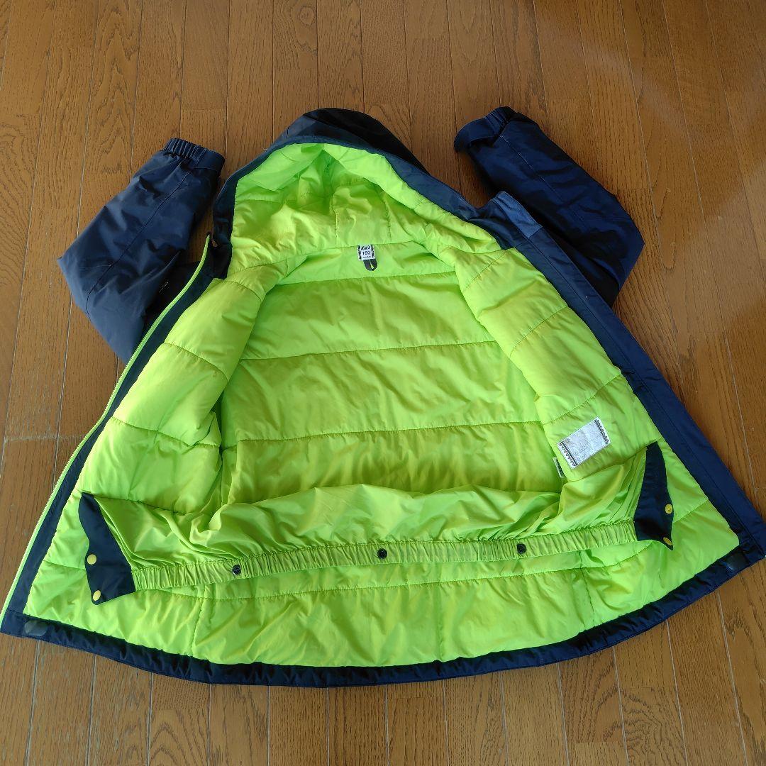 mont-bell 子供用スキーウェア　130〜160　 ネイビー/ライム