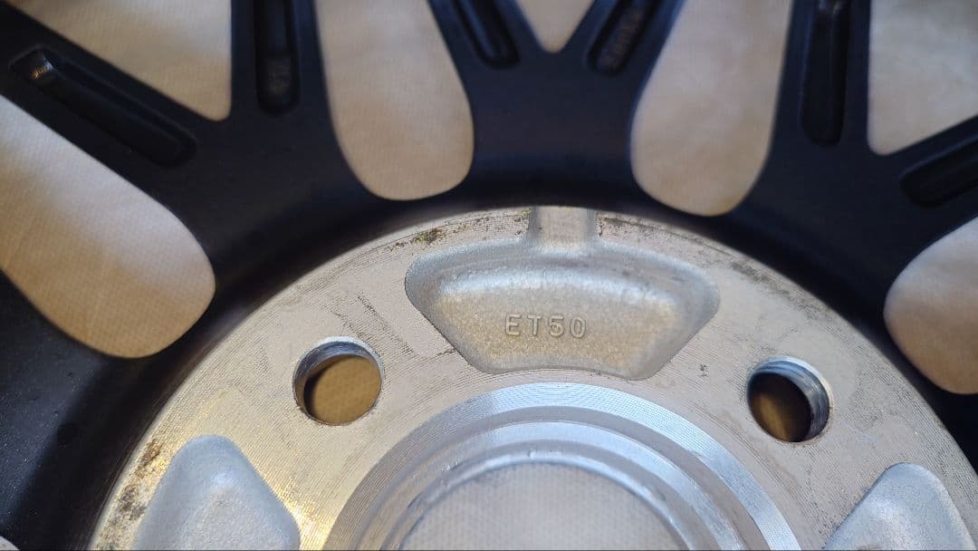 美品！ホイール4本　ヒューマンライン 15インチ 5.5J 4H/100 +50