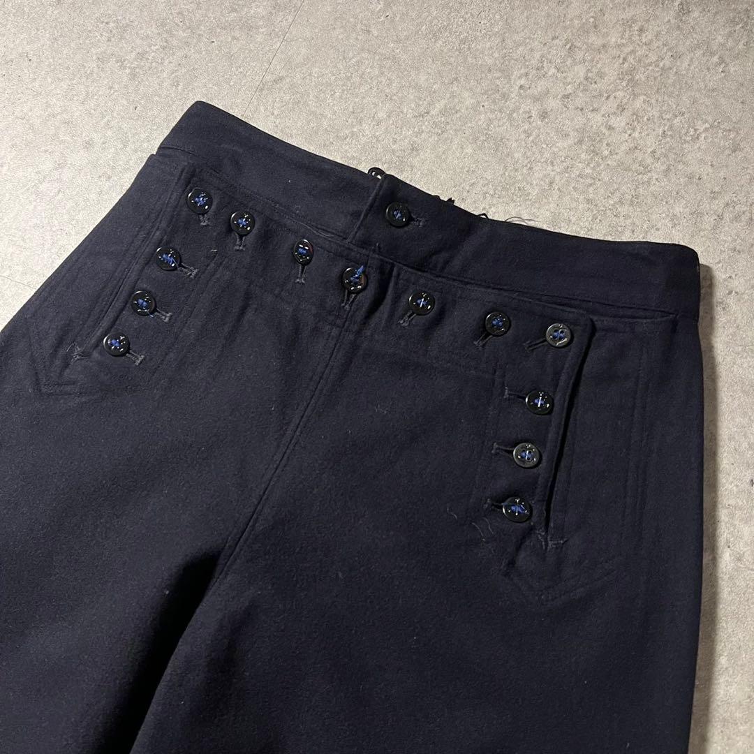 60s US NAVY セーラーパンツ 1967年製 実物 W30相当