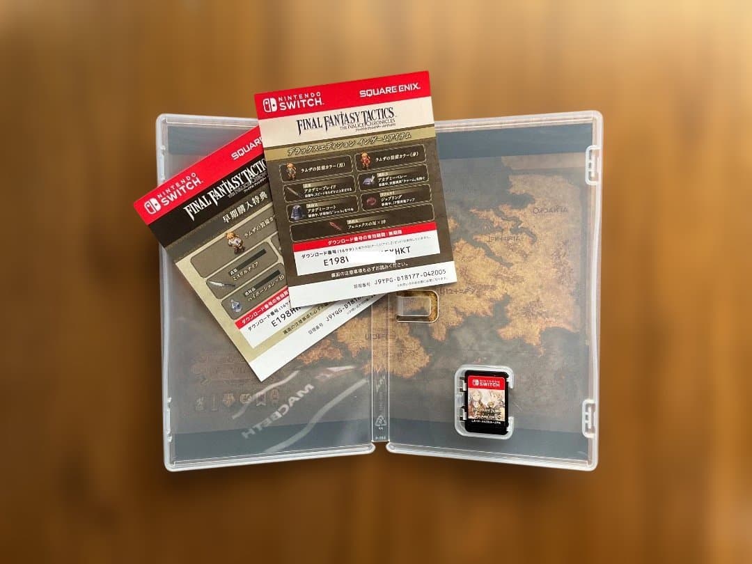 Switch／ファイナルファンタジータクティクス　特典使用済み