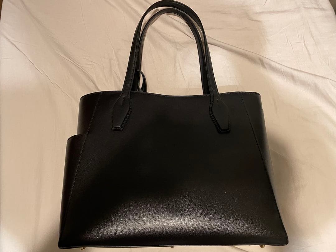 【新品、未使用】P.I.Dブラック トートバッグ 牛革