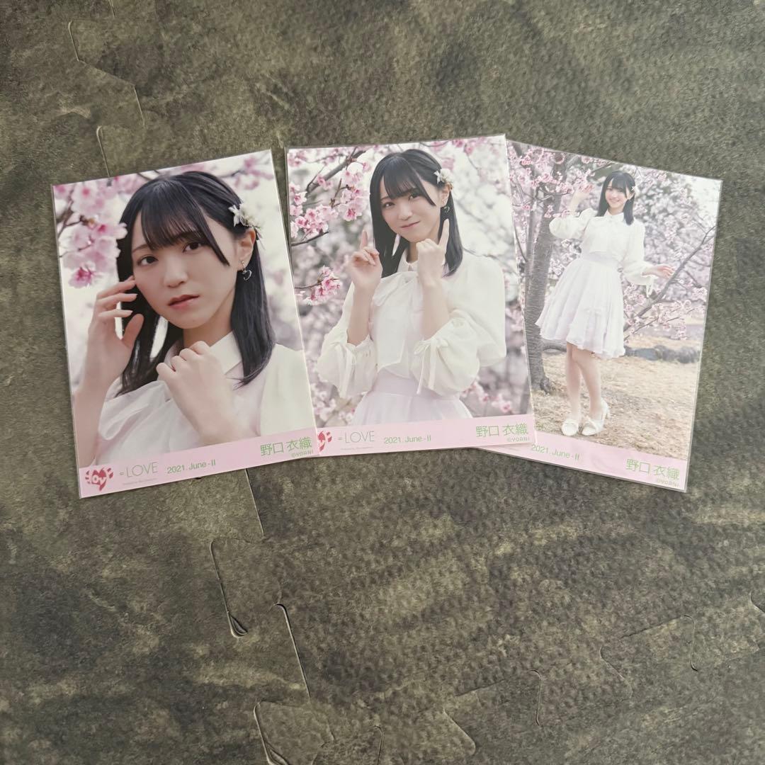 タ*ル様 イコラブ 野口衣織 生写真セット 桜の咲く音がした コンプ