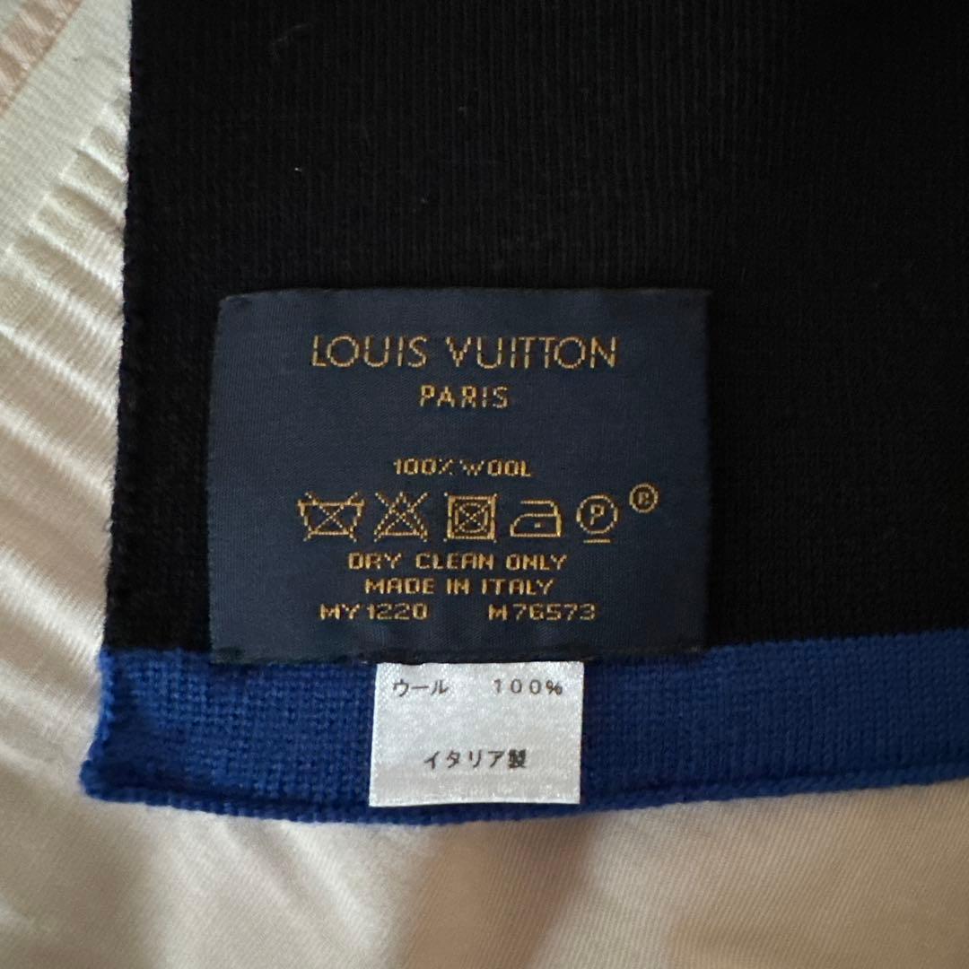 ルイヴィトン エシャルプ モノグラム カラーブロック マフラー M76573