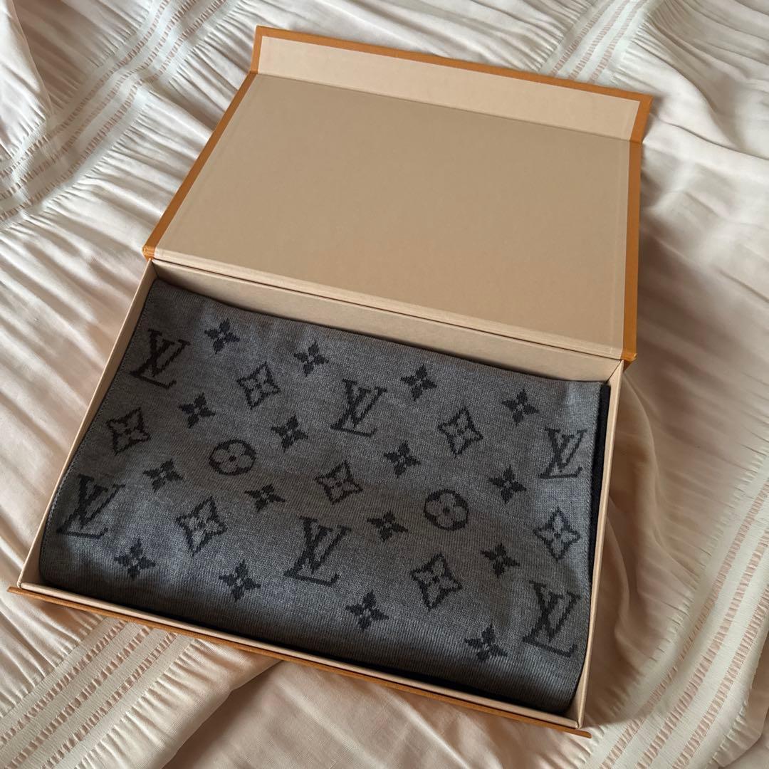 ルイヴィトン エシャルプ モノグラム カラーブロック マフラー M76573