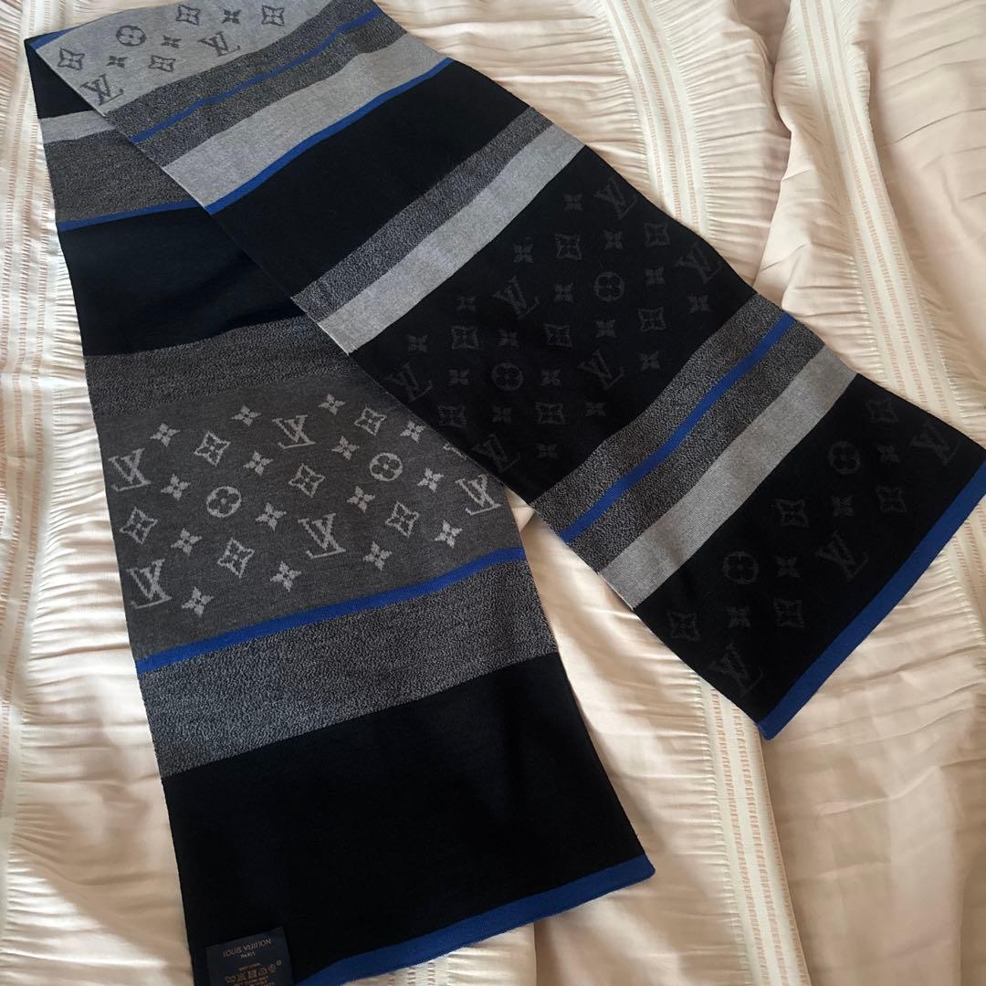 ルイヴィトン エシャルプ モノグラム カラーブロック マフラー M76573