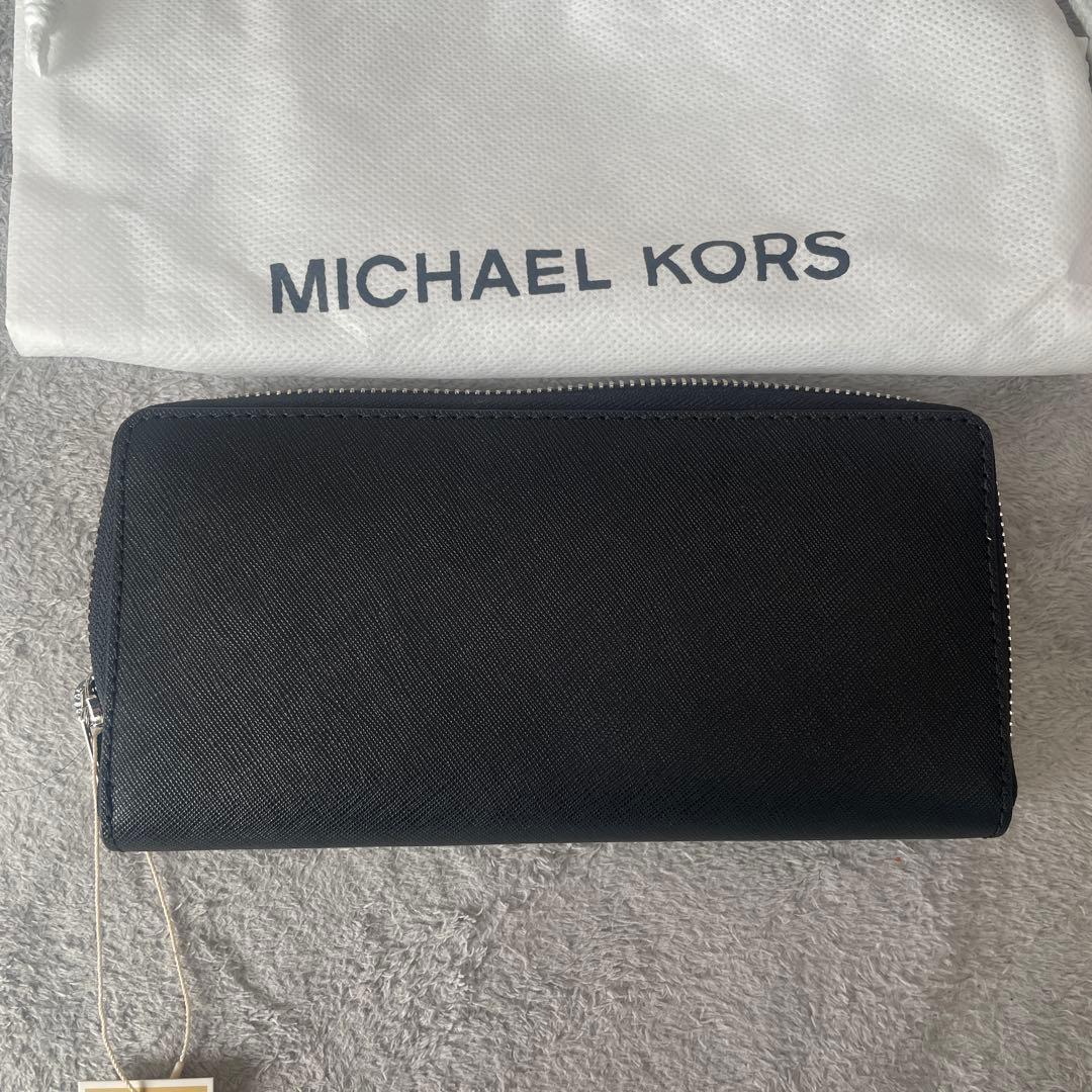 MICHAEL KORS コンチネンタル財布 ブラック