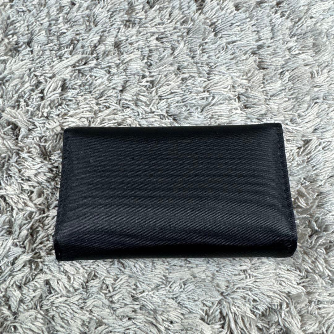 PRADA プラダ 三角プレート 6連 キーケース ナイロン ブラック