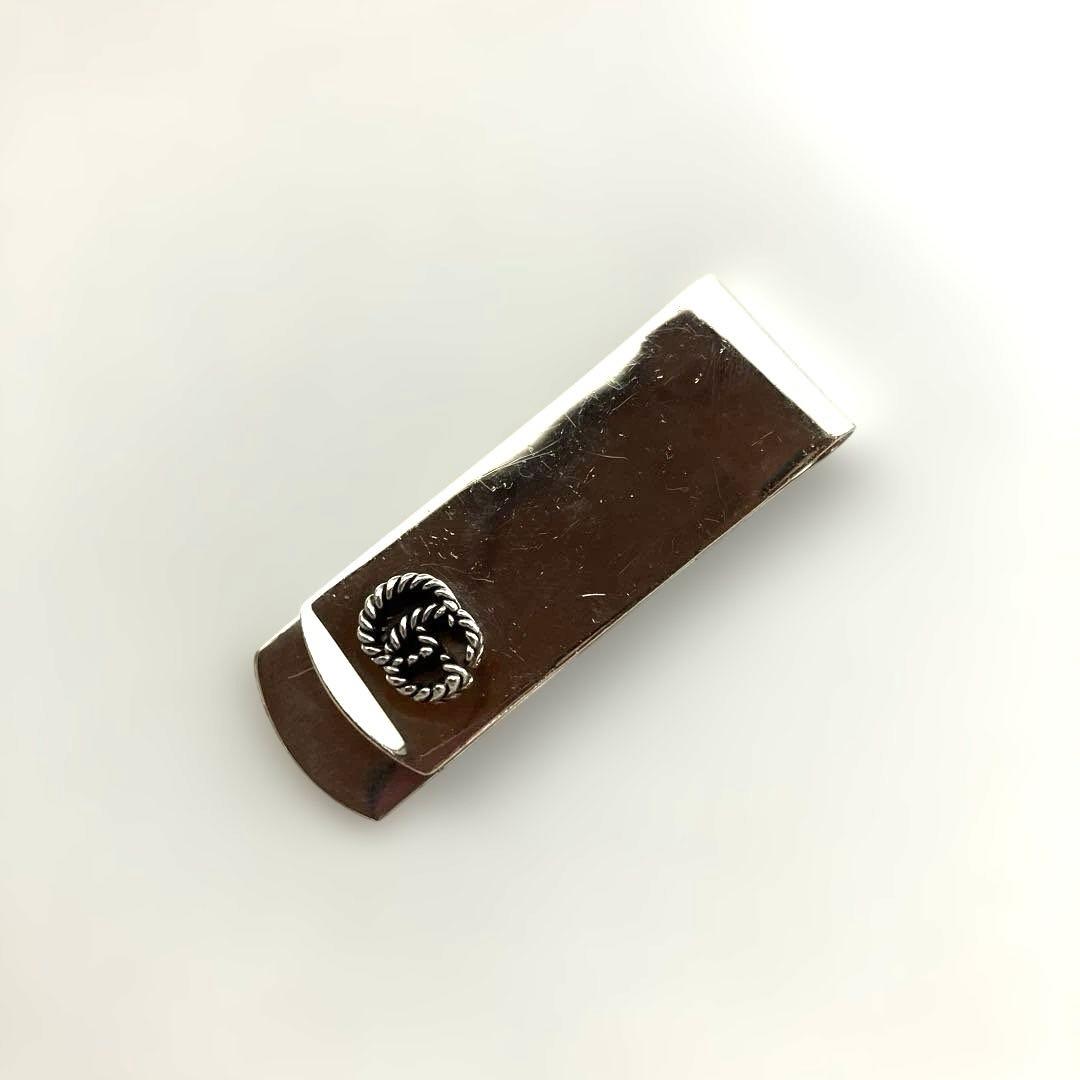 GUCCI グッチ マーモント インターロッキング シルバー マネークリップ