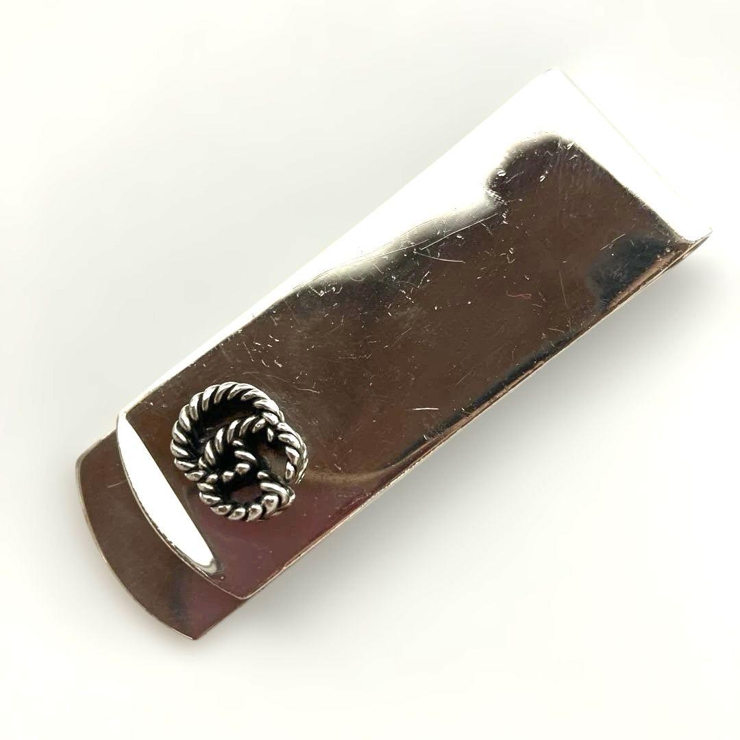 GUCCI グッチ マーモント インターロッキング シルバー マネークリップ