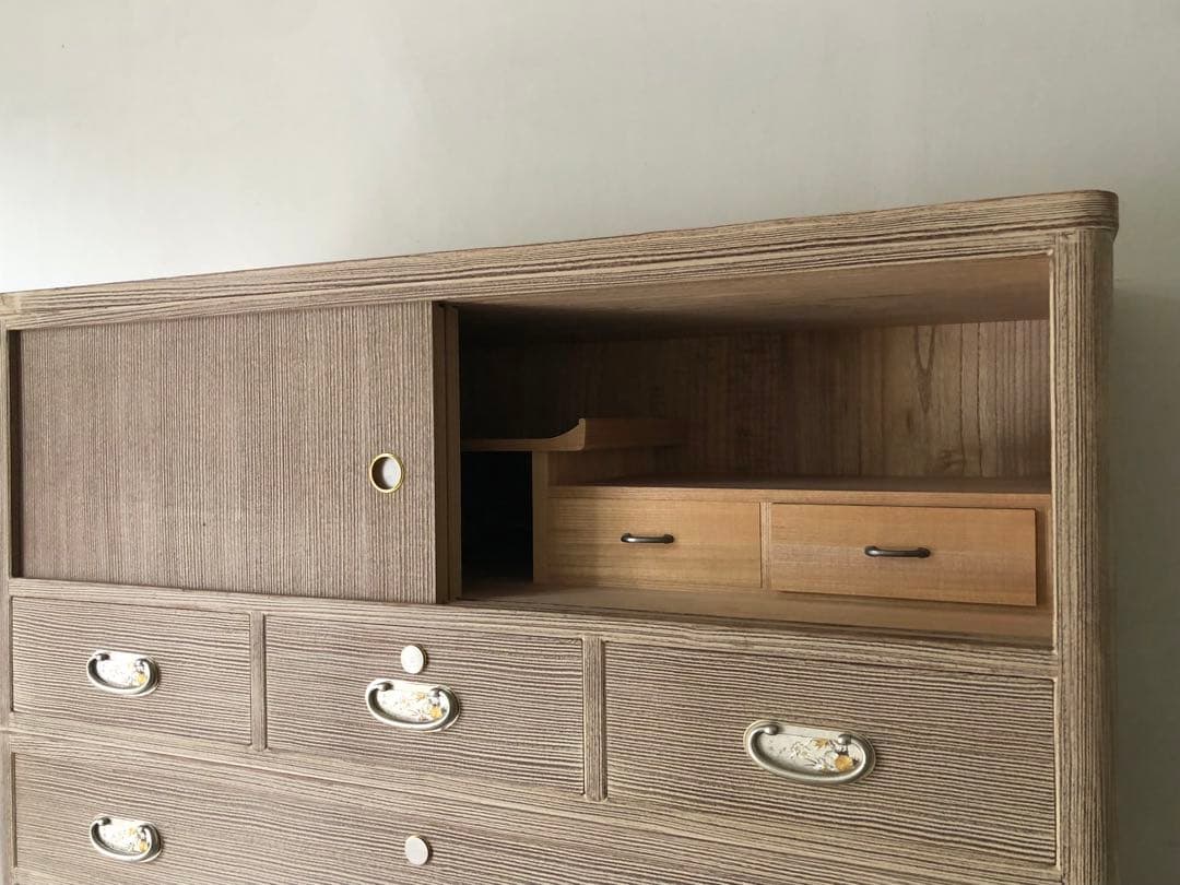 伝統工芸 桐箪笥 引き出し10個