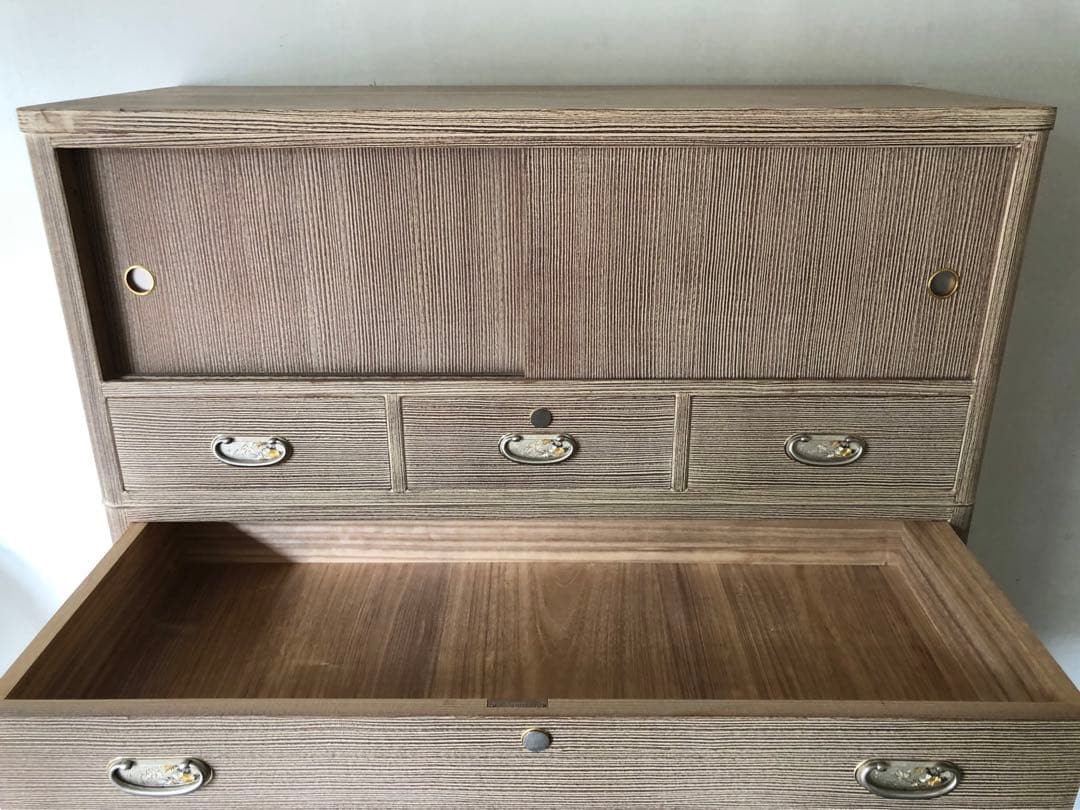 伝統工芸 桐箪笥 引き出し10個