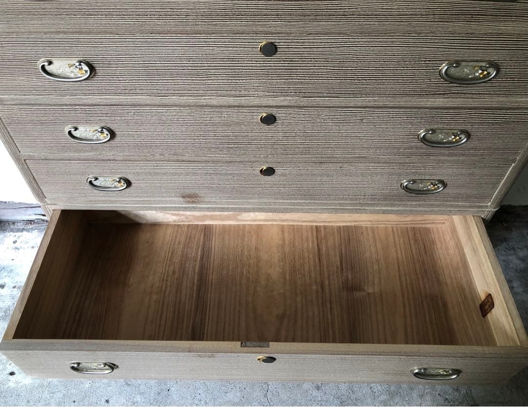 伝統工芸 桐箪笥 引き出し10個